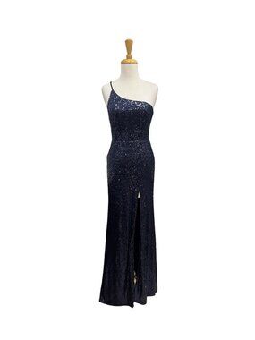 dear emilia shimmer lake maxi dress navy sequins Dear Emilia Shimmer Lake Maxi Dress Navy Sequins